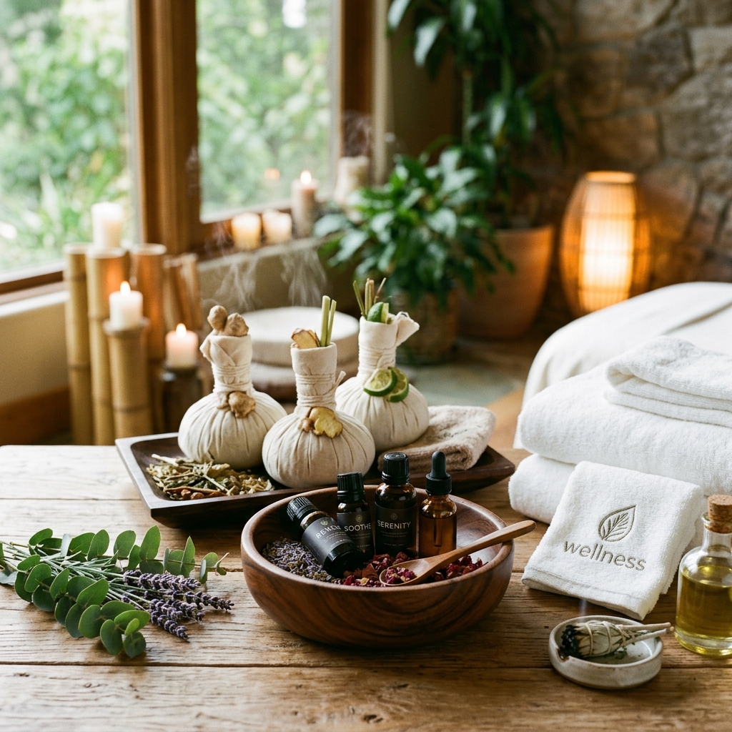 Premium add-on spa enhancements like hot towels and scalp treatments